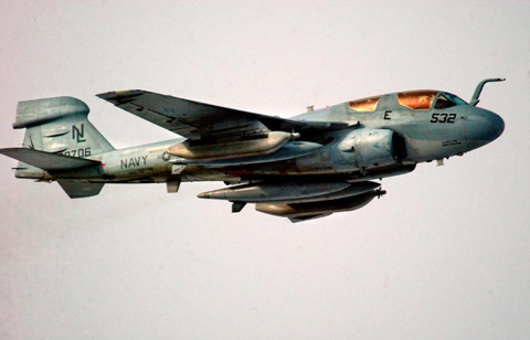 
Máy bay chuyên gây nhiễu EA-6B của Mỹ
