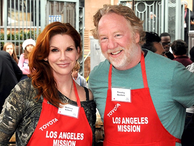 
Melissa và người chồng thứ 3, Timothy Busfield.
