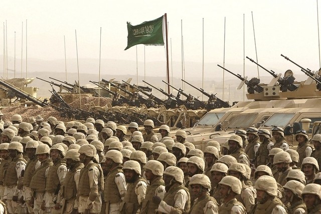 
Quân đội Saudi Arabia tham gia tập trận Thần sấm phương Bắc. Ảnh: TheNational.ae
