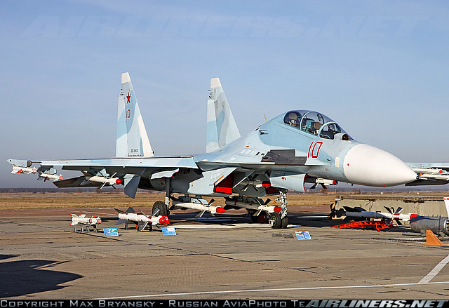 
Tiêm kích Su-30M2 của Nga.
