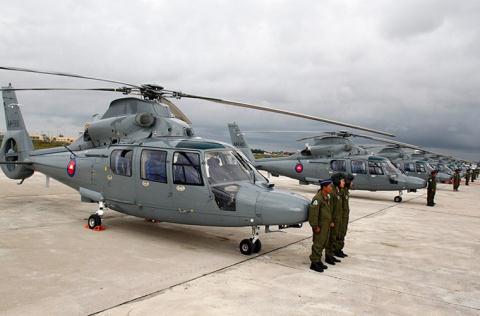 
Trực thăng Z-9 Campuchia nhập khẩu từ Trung Quốc.

