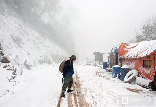 Tuyết phủ trắng các tỉnh miền núi tỉnh Nghệ An.