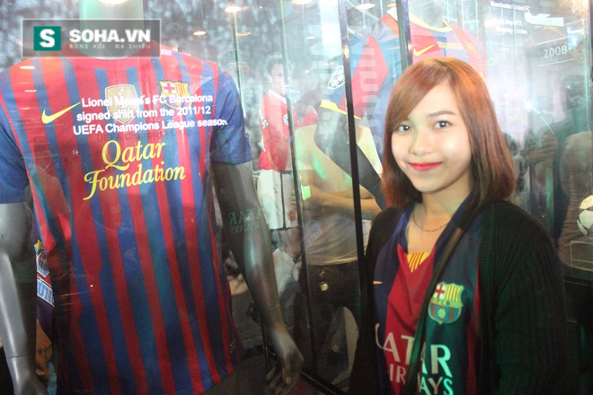 Bạn Phạm Phương Hoa - một fan cuồng của Messi.