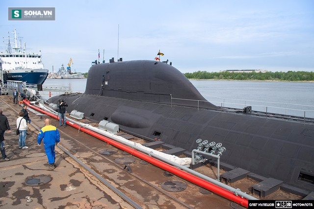 
Tàu ngầm hạt nhân Severodvinsk đề án 885 lớp Yasen.
