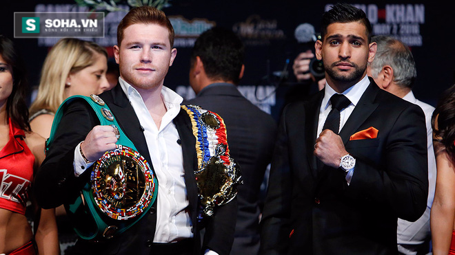 Người thắng trong cặp đấu giữa Canelo Alvarez với Amir Khan sẽ đối đầu với Golovkin.