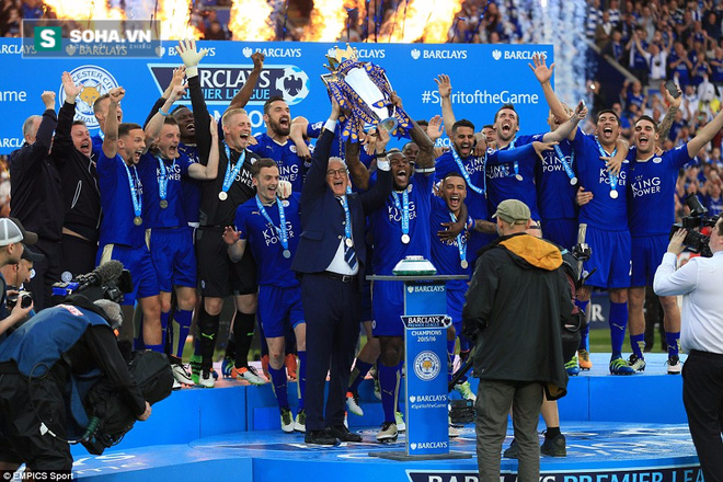 Chức vô địch Premier League khiến Leicester kiếm được bộn tiền.