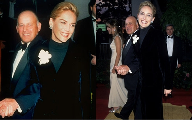 
Kiều nữ Hollywood Sharon Stone diện áo bó cổ cao của Gap cùng với chiếc váy của hãng Valentino đến dự Oscar 1996. Bộ cánh được nhận xét là rất thanh lịch và hợp thời trang.
