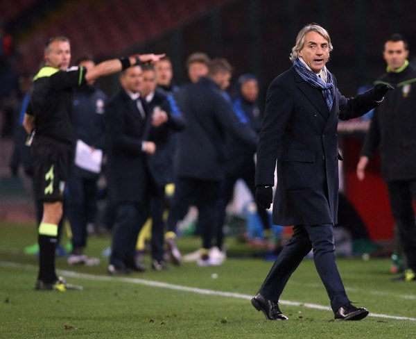 
HLV Mancini của Inter Milan vô cùng tức giận.
