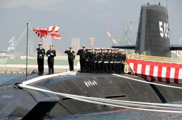 
Tàu ngầm Soryu Nhật Bản.
