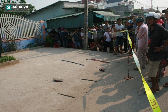 Hiện trường vụ hai băng nhóm giang hồ nổ súng thanh toán nhau