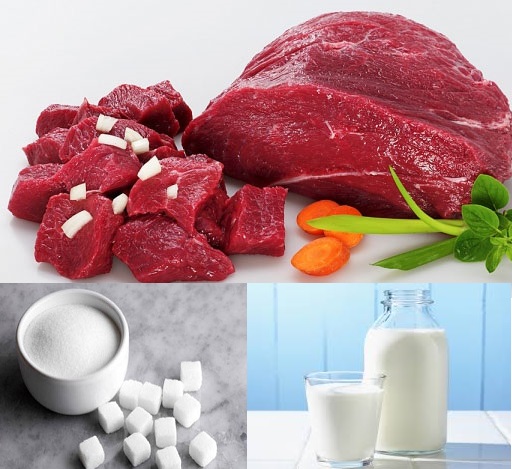 
Quan niệm không ăn thịt bò, thịt lợn, đường sữa sẽ làm tế bào ung thư bị tiêu diệt là sai lầm (Ảnh minh họa: Internet)
