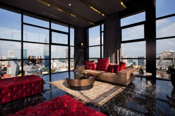 
Một góc nhìn từ căn hộ cao cấp của Trần Bảo Sơn.

