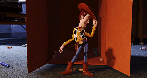 Một cảnh của nhân vật Woody.