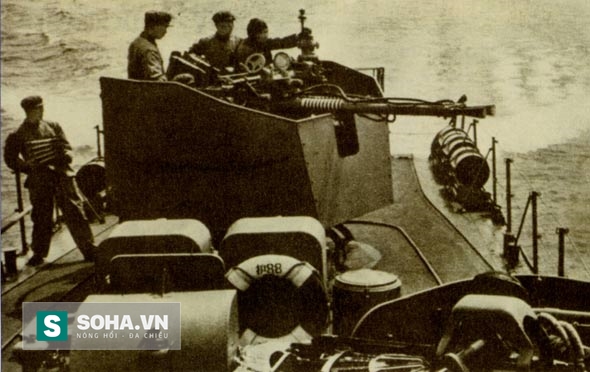 
Một tàu chiến Trung Quốc tham gia cuộc xâm lược đánh chiếm quần đảo Hoàng Sa của Việt Nam năm 1974. (Ảnh tư liệu)
