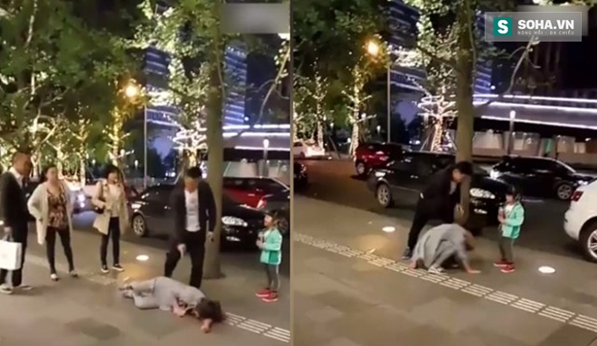 
Người đàn ông đánh đập vợ dã man giữa đường đông người qua lại.
