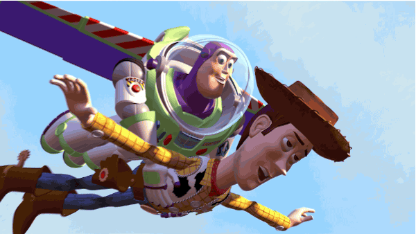 Một cảnh trong phim Toy Story (1995).