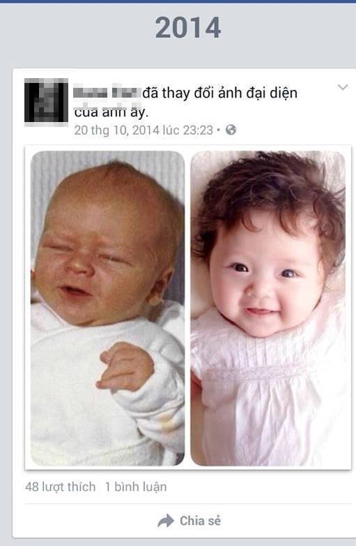 
Tháng 10/2014, D.F đã dùng ảnh của bé Mộc Trà làm ảnh đại diện của mình.
