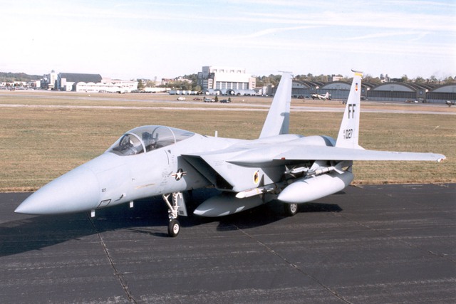Một chiếc F-15A Eagle tại bảo tàng quốc gia Không quân Mỹ.