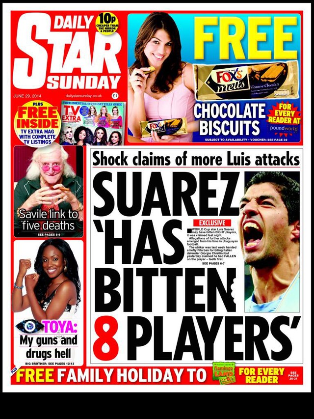 Xem ra rất khó để Suarez ngừng cắn người