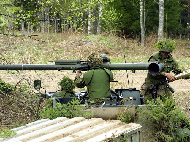 Súng chống tăng Pvpj của quân đội Estonia.