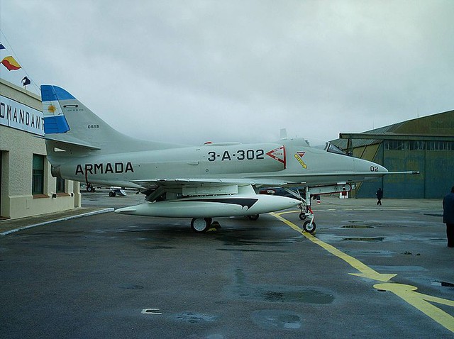 Một chiếc A-4Q SkyHawk của Hải quân Argentina. Ảnh: Wiki