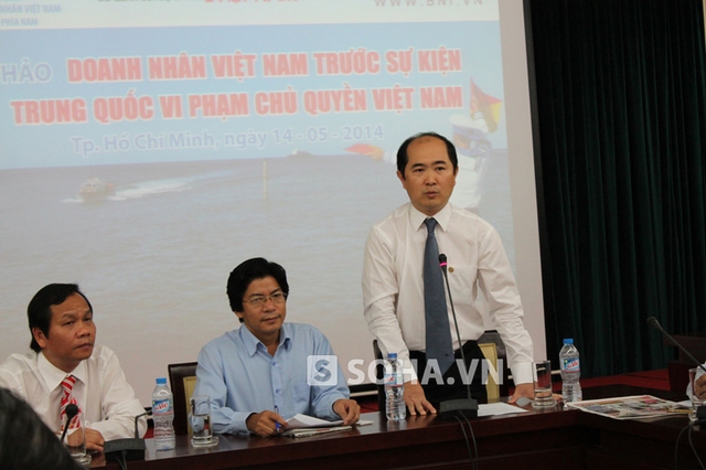 Ông Hồ Quang Minh, Chủ tịch HĐQT BNI Việt Nam phát biểu tại buổi tọa đàm.