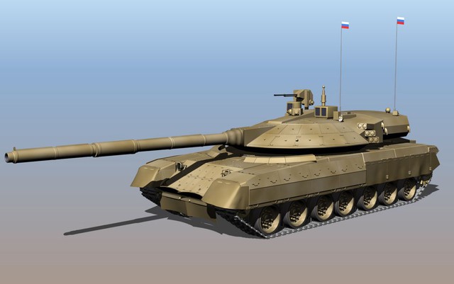 Hình ảnh giả định xe tăng Armata (Ảnh: VPK.name)