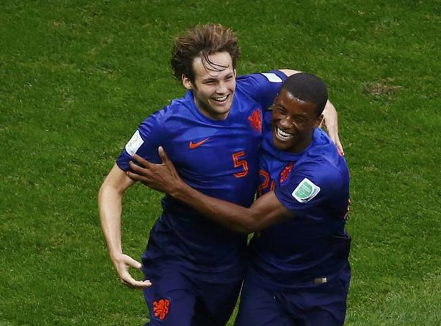 Daley Blind gây ấn tượng mạnh ở World Cup 2014