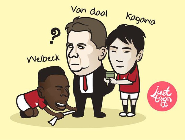 Welbeck và Kagawa lấy lòng Van Gaal