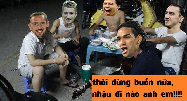 ĐT TBN sẽ được Ibra và Marco Reus mời thịt chó để giải buồn