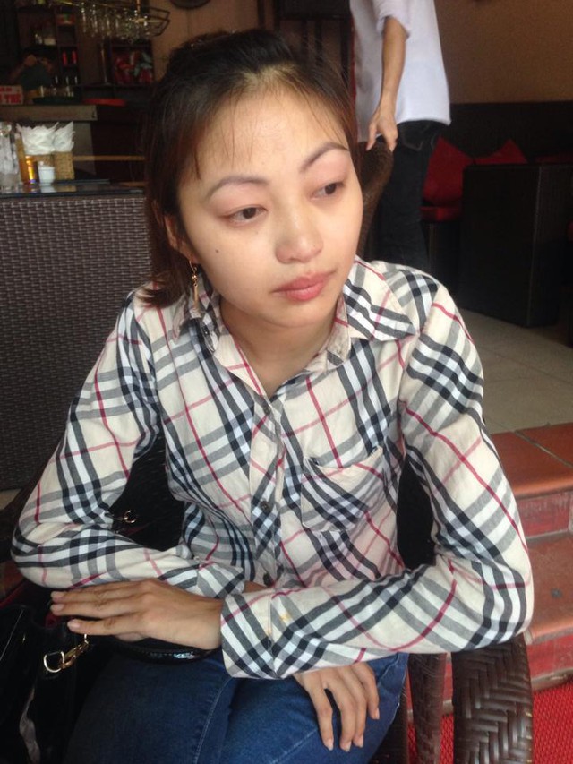 Chị Vương Thị Loan, người đã không đi tìm tung tích của mẹ suốt 18 năm qua.