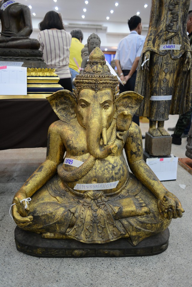 Tượng thần đầu voi Ganesha - thời kỳ Vương quốc Rattanakosin, từ thế kỷ 24-25 Phật lịch (khoảng 100 - 200 năm trước).