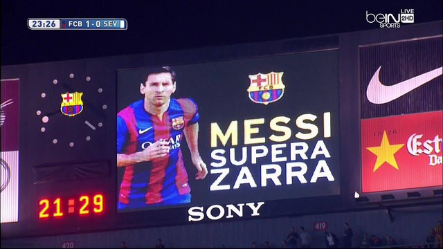Messi đã trở thành chân sút vĩ đại nhất La Liga