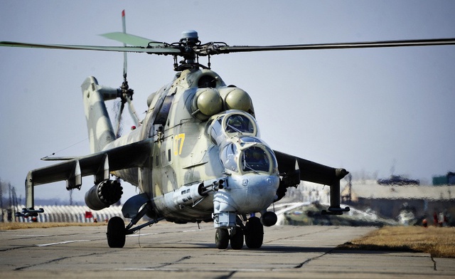Trực thăng tấn công Mil Mi-24 của Nga đang giữ kỷ lục thế giới về tốc độ, khi nó có thể bay với tốc độ 368,4 km/giờ.