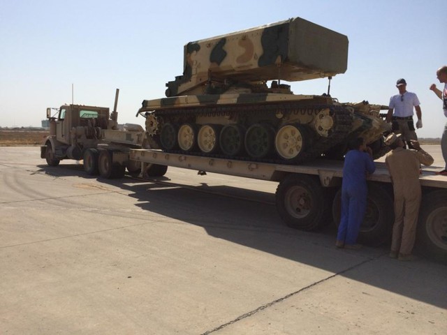 1 hệ thống TOS-1A của Iraq.
