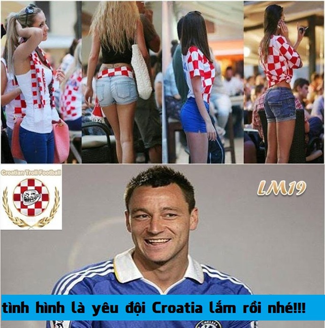 Vì gái, Terry sẵn sàng bỏ cả tuyển Anh quay sang cổ vũ Croatia