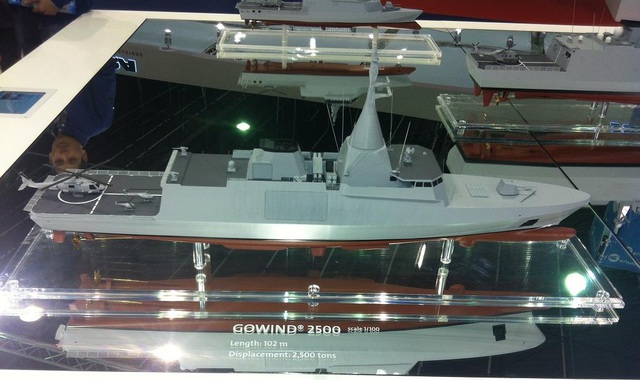 Khinh hạm lớp Gowind 2500.