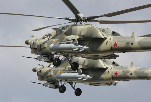 Mi-28N là máy bay trực thăng tấn công chống xe bọc thép.