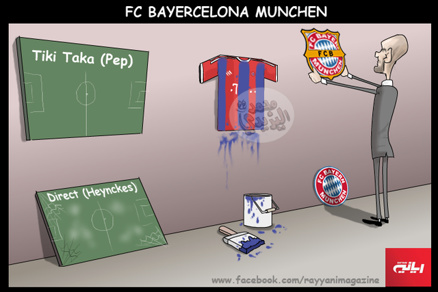 Trong lúc đó Pep đang bận sửa FCB - Bayern thành FCB - Barca