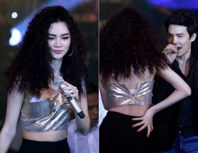 Trong chương trình Cặp đôi hoàn hảo 2013, khi biểu diễn ca khúc Xinh cùng Nathan Lee, Ngọc Oanh bất ngờ gặp phải sự cố tụt khóa áo.