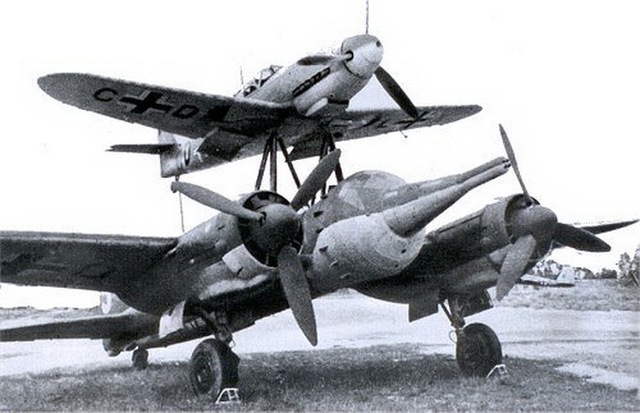 Mistel 1 Bf-109F + Ju-88