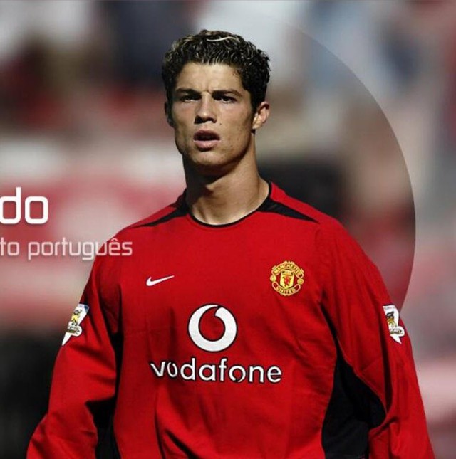 Cristiano Ronaldo Hairstyle 2004 Manchester United