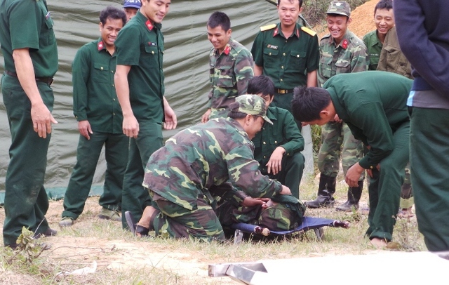 Đây là hoạt động nhằm chuẩn bị tốt nhất cho mọi tình huống nếu được Ban chỉ huy cứu nạn điều động để cứu những công nhân đang mắc kẹt trong hầm.