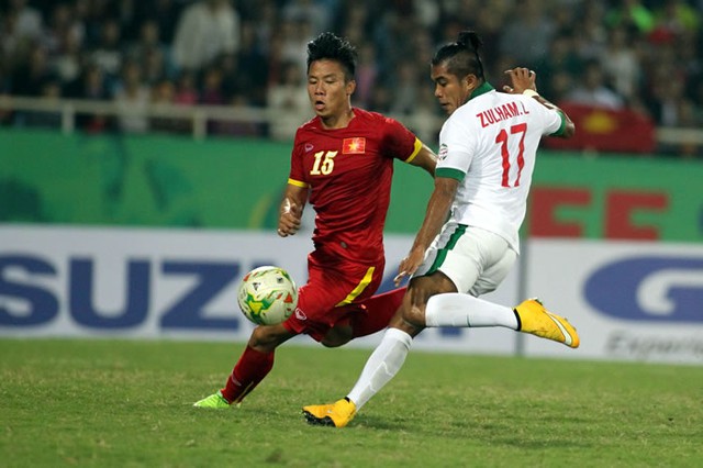 Indonesia (áo trắng) đã có một AFF Cup thất bại