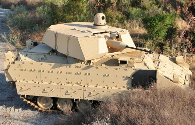 Xe chiến đấu bộ binh M2 Bradley cùng module chiến đấu mới.
