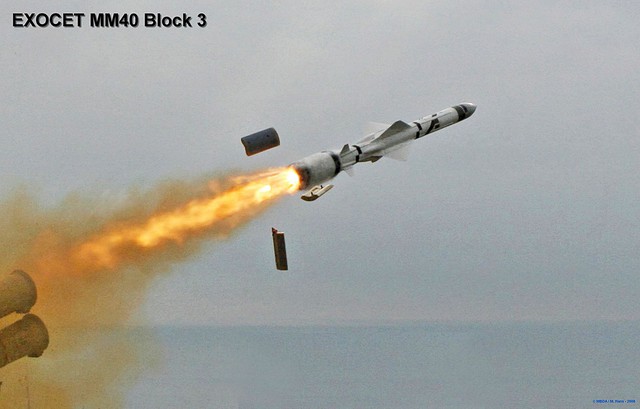 Tên lửa đối hạm Exocet MM40 Block 3