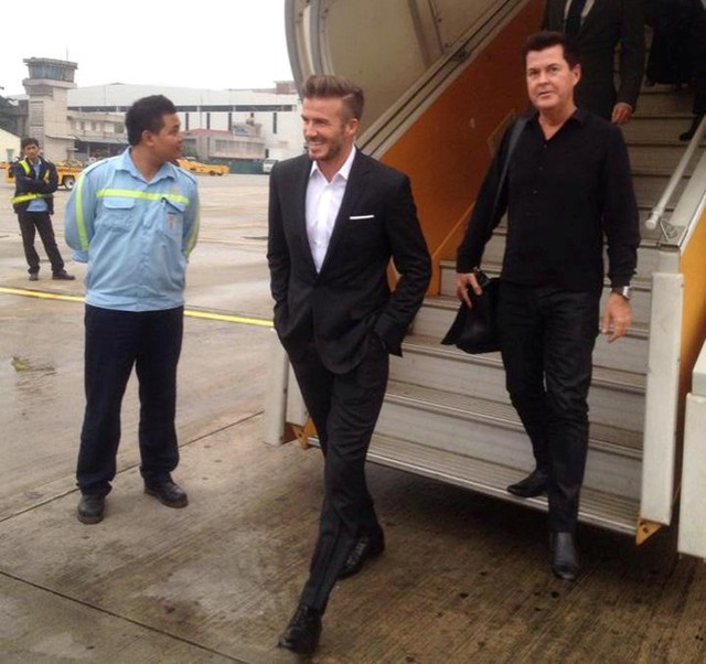 David Beckham đi chuyên cơ riêng đến Việt Nam