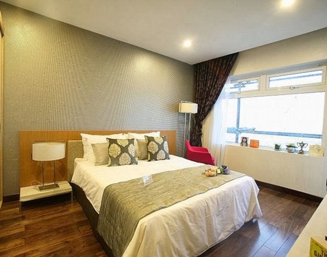 Phòng ngủ được thiết kế đảm bảo tiêu chuẩn về độ sáng, gió và tiếng ồn. 