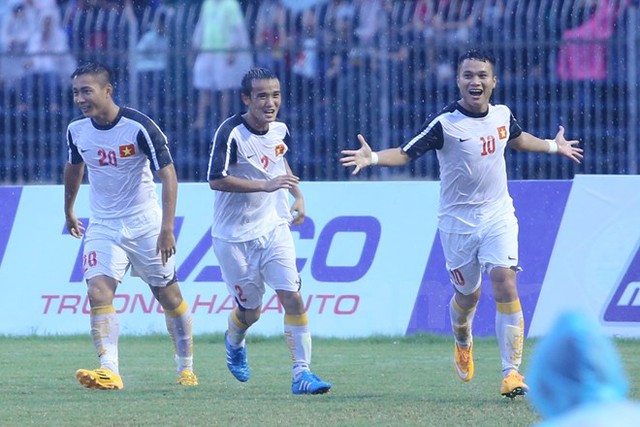  U21 Việt Nam đánh bại Malaysia để giành hạng ba giải U21 quốc tế. (Ảnh: Minh Chiến/Vietnam+)