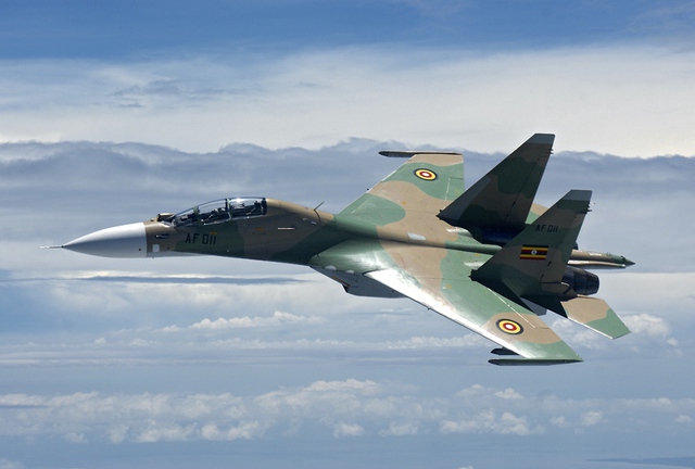 Máy bay Su-30MK2 của Không quân Uganda